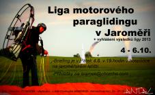 Liga motorového paraglidingu v Jaroměři + vyhlášení výsledků ligy 2013